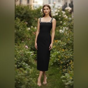 Camila Coelho jewel sheath dress size medium